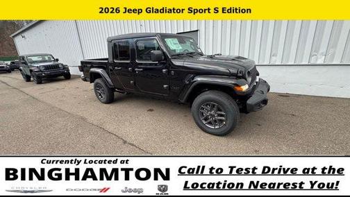 Black Clearcoat 2026 Jeep Gladiator Sport