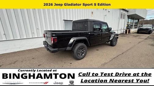 Black Clearcoat 2026 Jeep Gladiator Sport