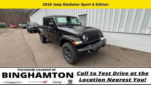 Black Clearcoat 2026 Jeep Gladiator Sport