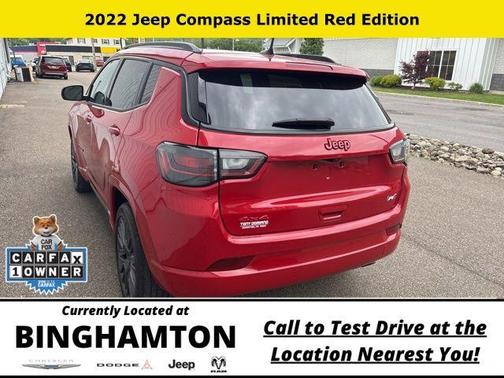 Redline Pearlcoat 2022 Jeep Compass Limited