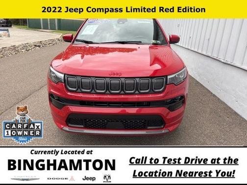 Redline Pearlcoat 2022 Jeep Compass Limited
