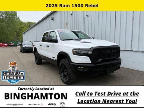 Bright White Clearcoat 2025 RAM 1500 Rebel