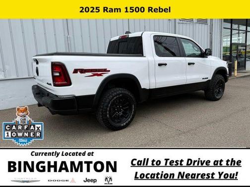 Bright White Clearcoat 2025 RAM 1500 Rebel