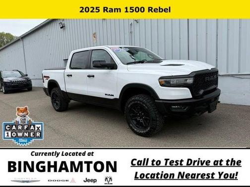 Bright White Clearcoat 2025 RAM 1500 Rebel