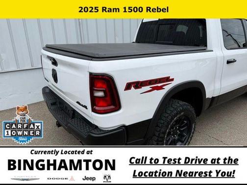Bright White Clearcoat 2025 RAM 1500 Rebel