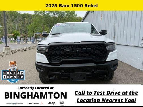 Bright White Clearcoat 2025 RAM 1500 Rebel