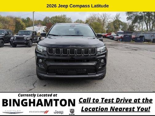 Diamond Black 2026 Jeep Compass Latitude