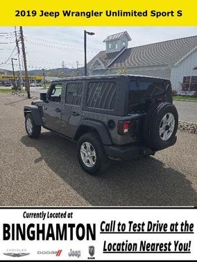 Granite Crystal Clearcoat Metallic 2019 Jeep Wrangler Unlimited Sport
