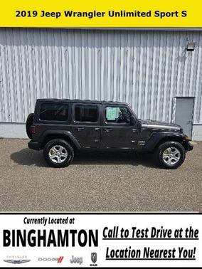 Granite Crystal Clearcoat Metallic 2019 Jeep Wrangler Unlimited Sport