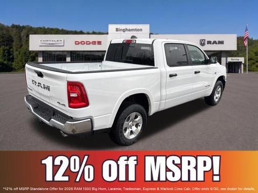 Bright White Clearcoat 2026 RAM 1500 Big Horn/Lone Star