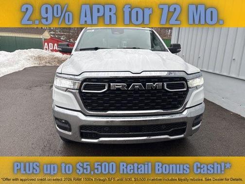 Bright White Clearcoat 2026 RAM 1500 Big Horn/Lone Star