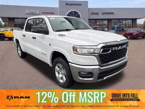 Bright White Clearcoat 2026 RAM 1500 Big Horn/Lone Star