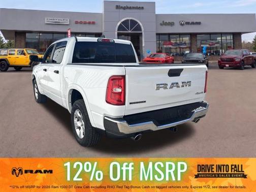 Bright White Clearcoat 2026 RAM 1500 Big Horn/Lone Star