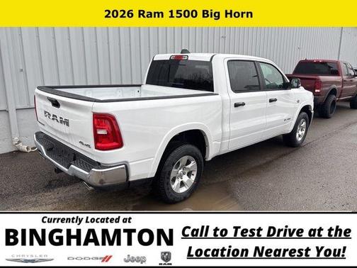 Bright White Clearcoat 2026 RAM 1500 Big Horn/Lone Star