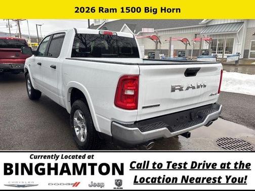 Bright White Clearcoat 2026 RAM 1500 Big Horn/Lone Star