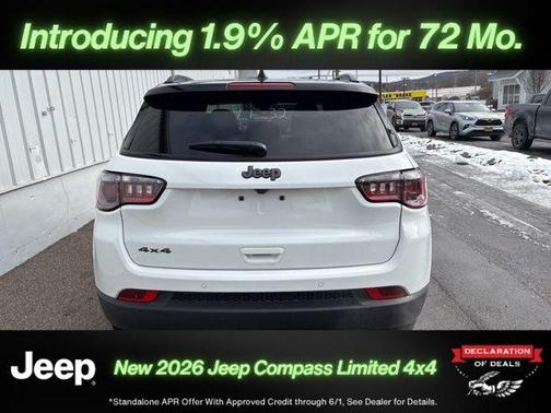 Bright White Clearcoat 2026 Jeep Compass Limited