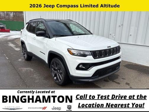 Bright White Clearcoat 2026 Jeep Compass Limited