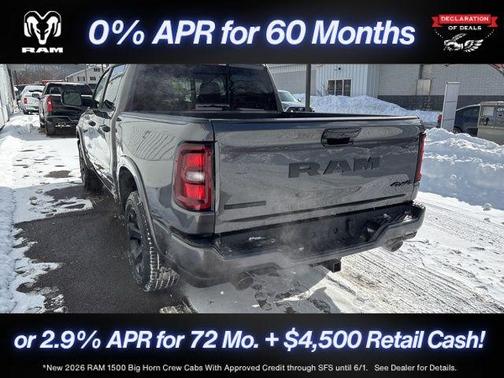 Granite Crystal Clearcoat Metallic 2026 RAM 1500 Big Horn/Lone Star