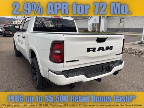 Bright White Clearcoat 2026 RAM 1500 Big Horn/Lone Star