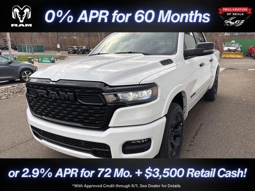 Bright White Clearcoat 2026 RAM 1500 Big Horn/Lone Star