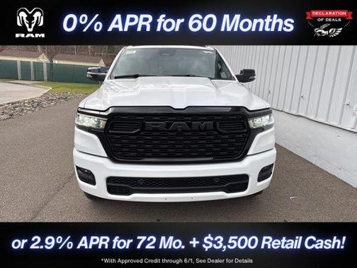 Bright White Clearcoat 2026 RAM 1500 Big Horn/Lone Star