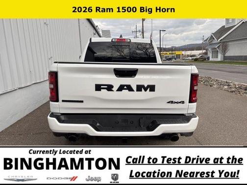 Bright White Clearcoat 2026 RAM 1500 Big Horn/Lone Star