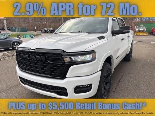 Bright White Clearcoat 2026 RAM 1500 Big Horn/Lone Star