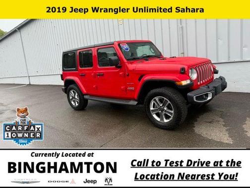 Firecracker Red Clearcoat 2019 Jeep Wrangler Unlimited Sahara