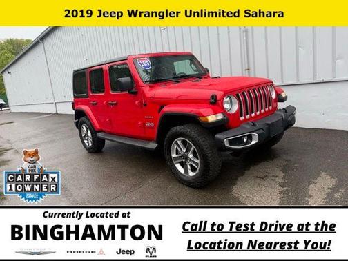 Firecracker Red Clearcoat 2019 Jeep Wrangler Unlimited Sahara