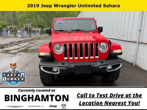 Firecracker Red Clearcoat 2019 Jeep Wrangler Unlimited Sahara