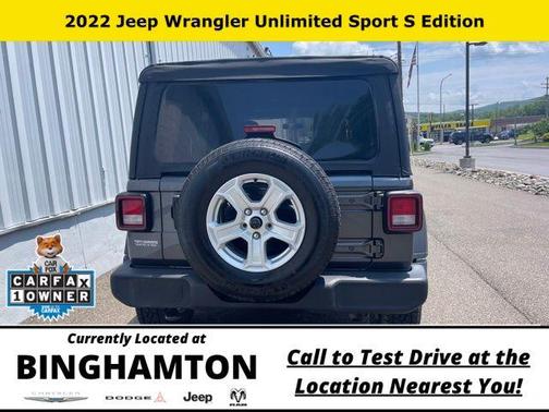 Granite Crystal Clearcoat Metallic 2022 Jeep Wrangler Unlimited Sport