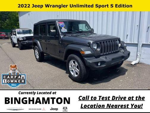 Granite Crystal Clearcoat Metallic 2022 Jeep Wrangler Unlimited Sport