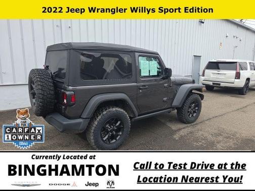 Granite Crystal Clearcoat Metallic 2022 Jeep Wrangler Sport