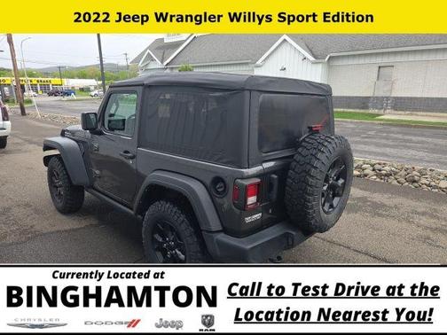 Granite Crystal Clearcoat Metallic 2022 Jeep Wrangler Sport
