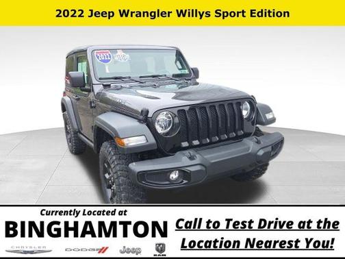 Granite Crystal Clearcoat Metallic 2022 Jeep Wrangler Sport