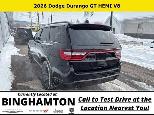 DB Black Crystal Clearcoat 2026 Dodge Durango GT HEMI V8