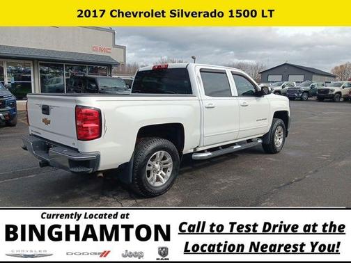 Summit White 2017 Chevrolet Silverado 1500 LT