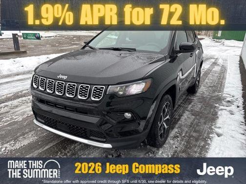 Diamond Black 2026 Jeep Compass Limited