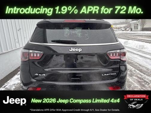 Diamond Black 2026 Jeep Compass Limited