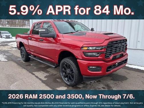 Molten Red Pearlcoat 2026 RAM 2500 Tradesman