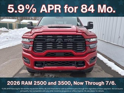 Molten Red Pearlcoat 2026 RAM 2500 Tradesman