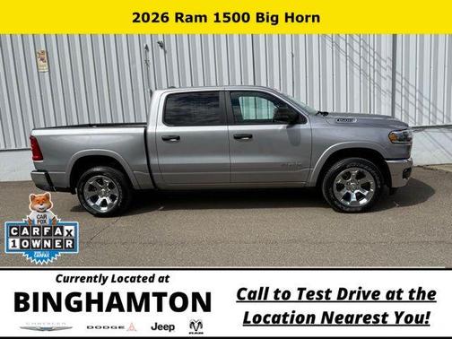 Billet Silver Metallic Clearcoat 2026 RAM 1500 Big Horn/Lone Star