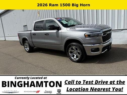 Billet Silver Metallic Clearcoat 2026 RAM 1500 Big Horn/Lone Star