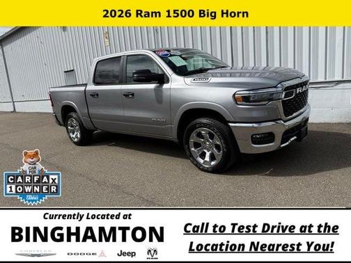 Billet Silver Metallic Clearcoat 2026 RAM 1500 Big Horn/Lone Star