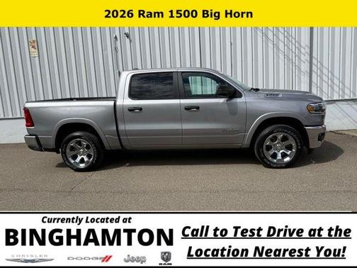 Billet Silver Metallic Clearcoat 2026 RAM 1500 Big Horn/Lone Star