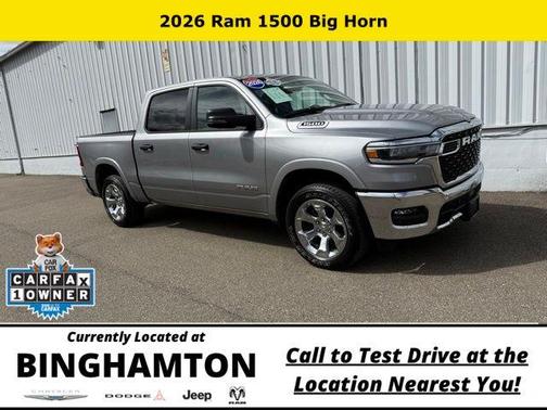 Billet Silver Metallic Clearcoat 2026 RAM 1500 Big Horn/Lone Star