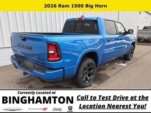 Hydro Blue Pearlcoat 2026 RAM 1500 Big Horn/Lone Star