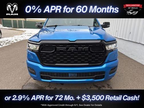Hydro Blue Pearlcoat 2026 RAM 1500 Big Horn/Lone Star