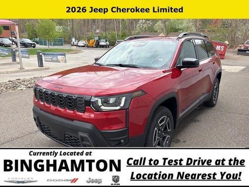Red 2026 Jeep Cherokee LAREDO/LIMITED