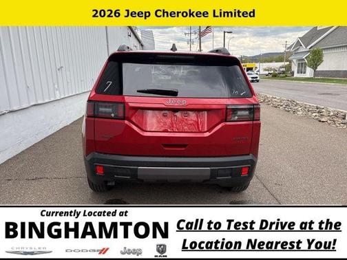 Red 2026 Jeep Cherokee LAREDO/LIMITED